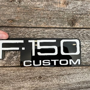 15O Custom Tailgate or Fender Badges, (PAINTABLE), Acrylic Badges, Emblems
