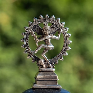 Brass Dancing Shiva Statue, 2.75 Inches, Metal Statue, Brass Statue, Hindu Statue, Hinduism Statue