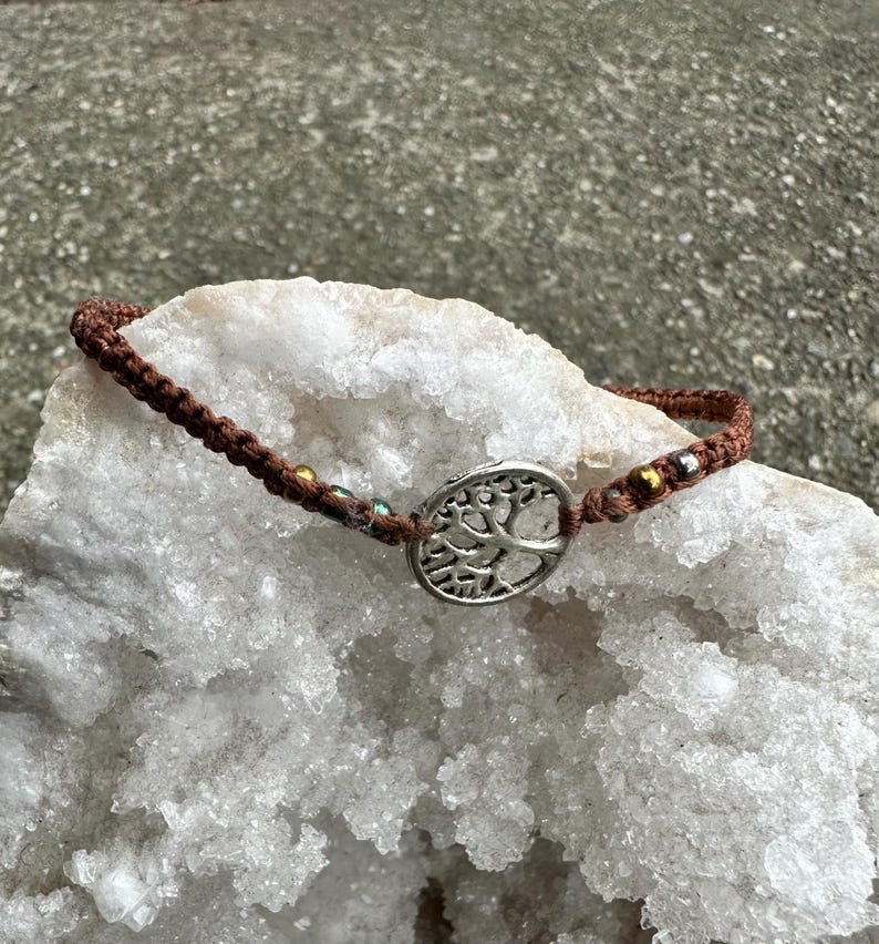 Handwoven Tree of Life Bracelet, Spiritual Bracelet, Handmade Bracelet ...