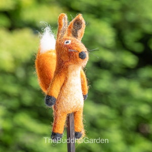 Fox Felt Finger Puppet, Handmade Finger Puppet, Childrens Story Toy, Fox Toy, Animal Finger Toy