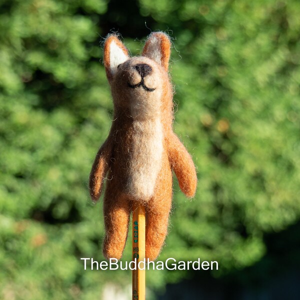 Fox Finger Puppet Etsy