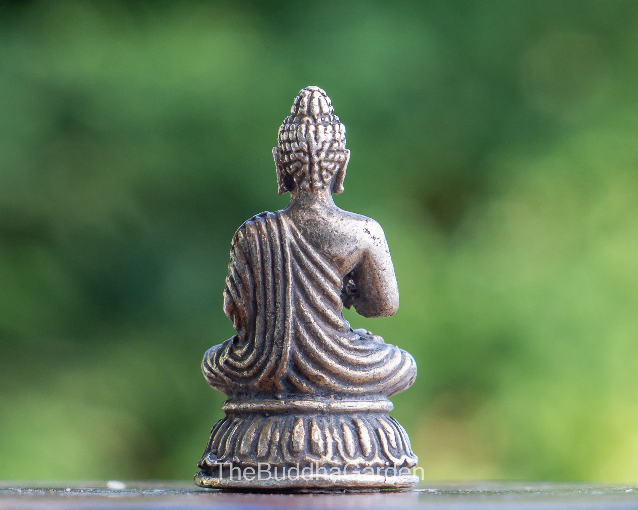Protection Buddha Mini Statue Brass 1 and 1/8th Inches Tall Etsy