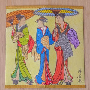 Japanese Wallets: Rice Paper Billfolds Three Ladies