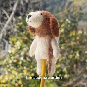 Puppy Felt Finger Puppet, Handmade Finger Puppet, Childrens Story Toy, Puppy Toy, Animal Finger Puppet