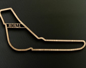 Monza - Race Track Wall Art - F1 Decor - Formula 1 circuit - Italian Grand Prix Art