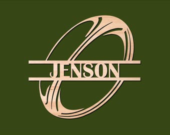 Personalised Wooden Rugby Ball Sign – Custom Name Rugby Decor, Gift for Rugby Fans, Kids' Room Name Plaque, Sports Lover Wall Art