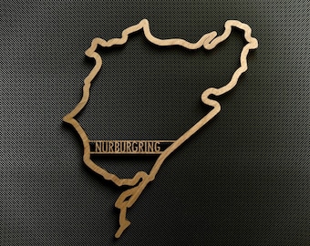 Nürburgring Circuit Wall Art | Formula 1 Track Decor | F1 Fan Gift | Motorsport Wall Art | Racing Room Decor