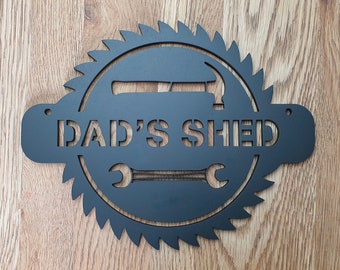 Personalised Wooden MDF Workshop Sign, Custom Shed Sign, Tool Shed Sign, Garage Sign, Mancave Sign