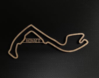 Monaco Grand Prix Formula Track Wall Art | F1 Circuit Decor | Monte Carlo Race Track | Motorsport Gift | Racing Fan Decor