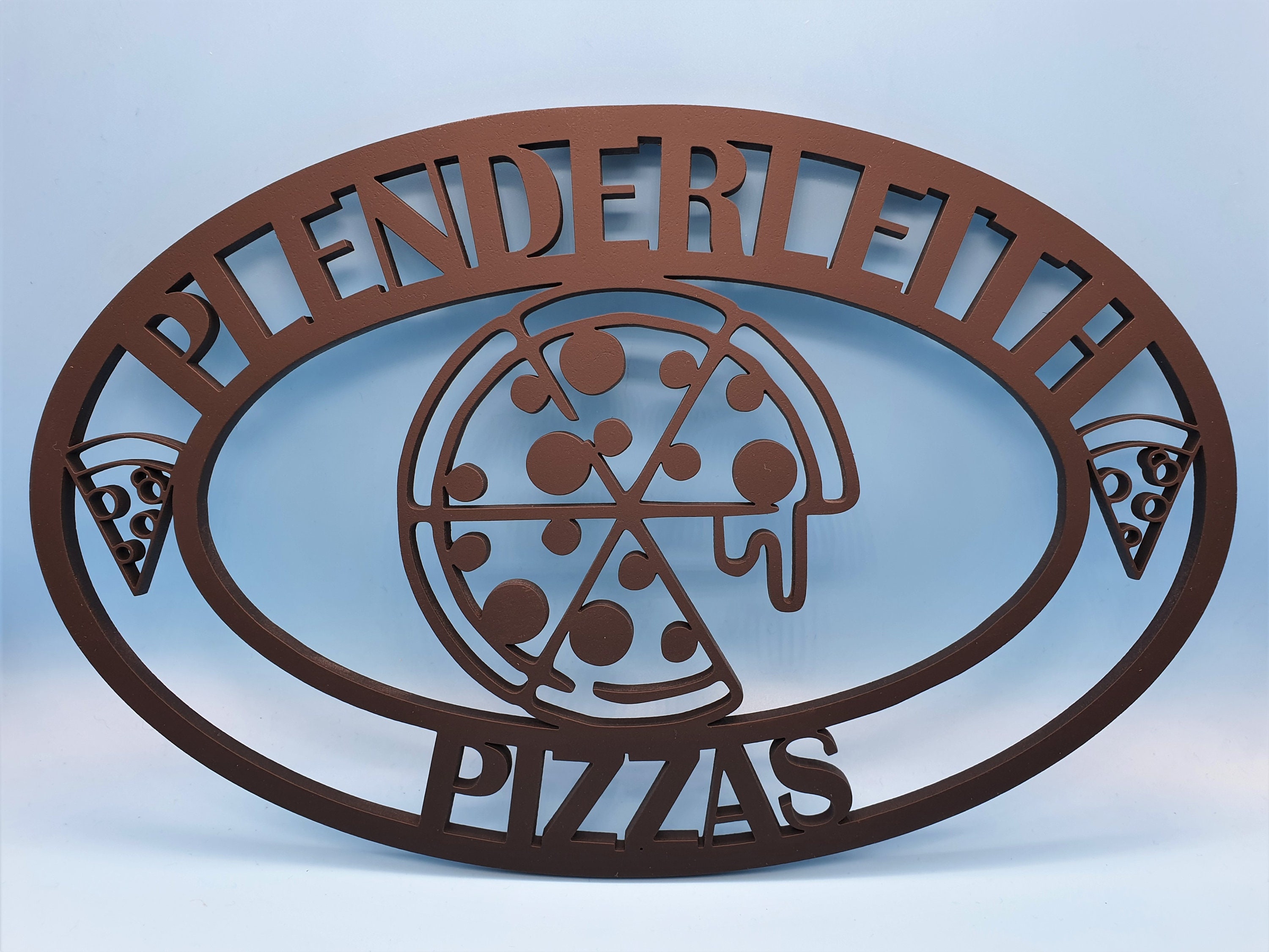 Customisable Pizza Sign Personalised Pizza Station Sign Etsy UK