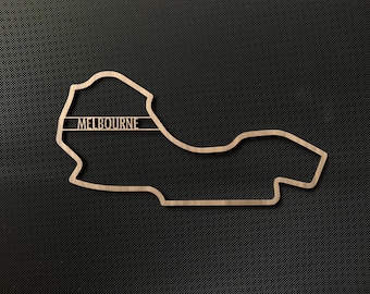 Melbourne Circuit Wall Art | Australian Grand Prix Decor | Albert Park | Formula 1 Track Art | F1 Fan Gift | Motorsport Wall Decor