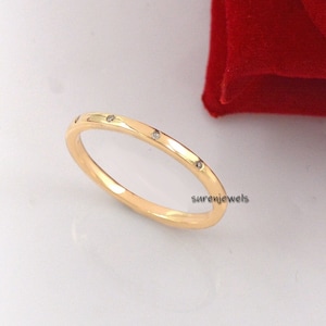 Flush Set Diamond Band, Flush Set Diamond Wedding Band, Flush Set Eternity Band, Flush Set Diamond Eternity Wedding Band