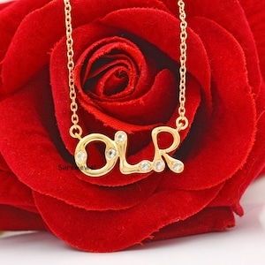 Gold Buchstabe Blase Schmuck, 14K Gelbgold Blase Brief Anhänger, Anfangsbuchstaben Anhänger, Designer Blase Anfangsbuchstaben Anhänger
