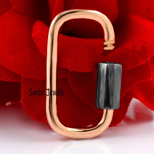 925 Sterling Silver Carabiner 20MM Mini Carabiner Lock Etsy