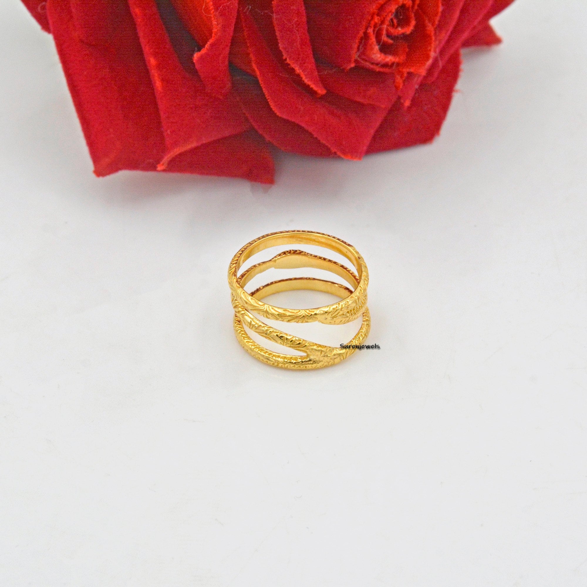 Sterling Silver Ouroboros Snake Ring: Infinity Talisman - View 4 - Suren Jewels | SKU: SJR915-SLYGTQ-US-7