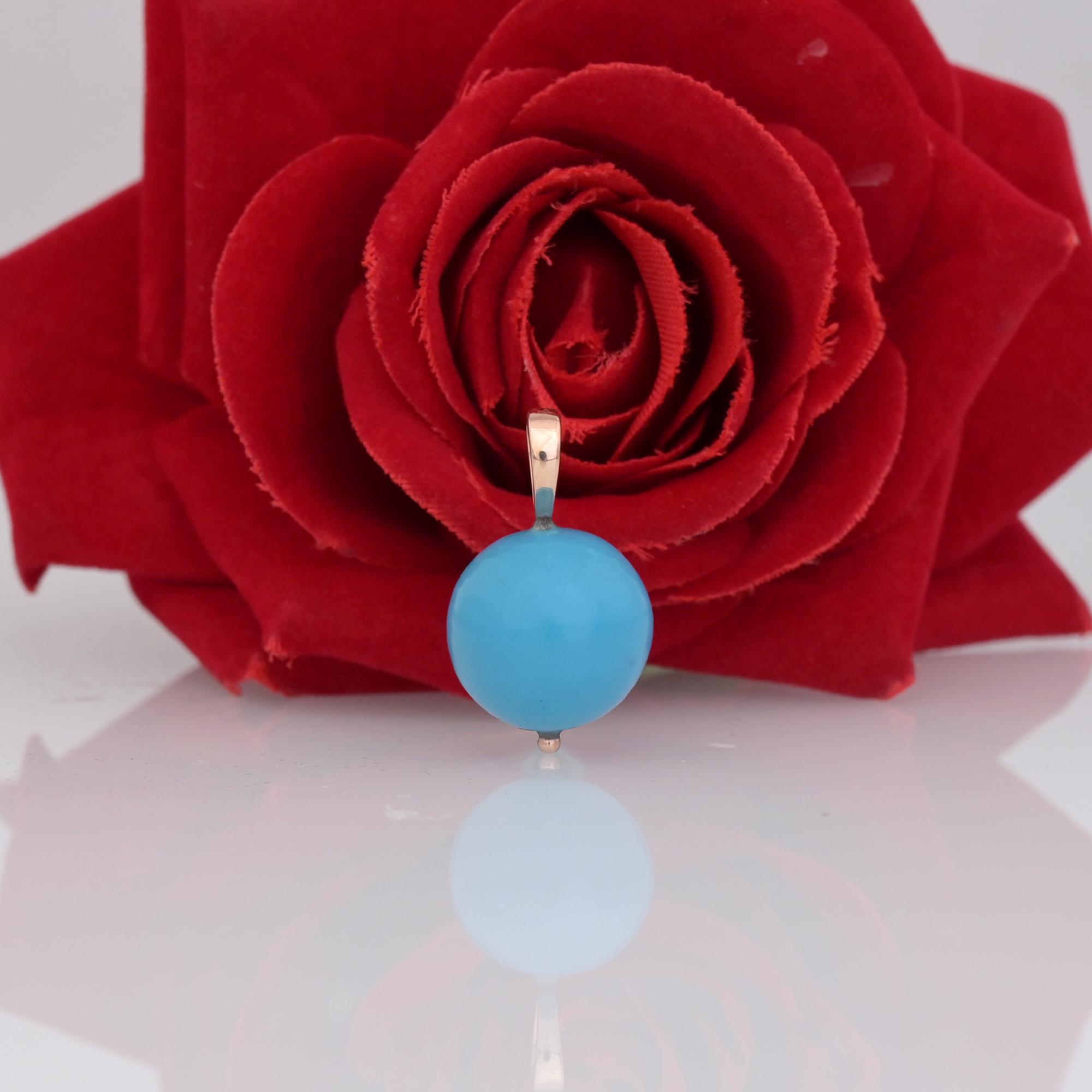 14K Gold Gemstone Star Ball Pendant: Handmade Carved Pearl & Diamond - View 6 - Suren Jewels | SKU: SJP741-SUREN14K