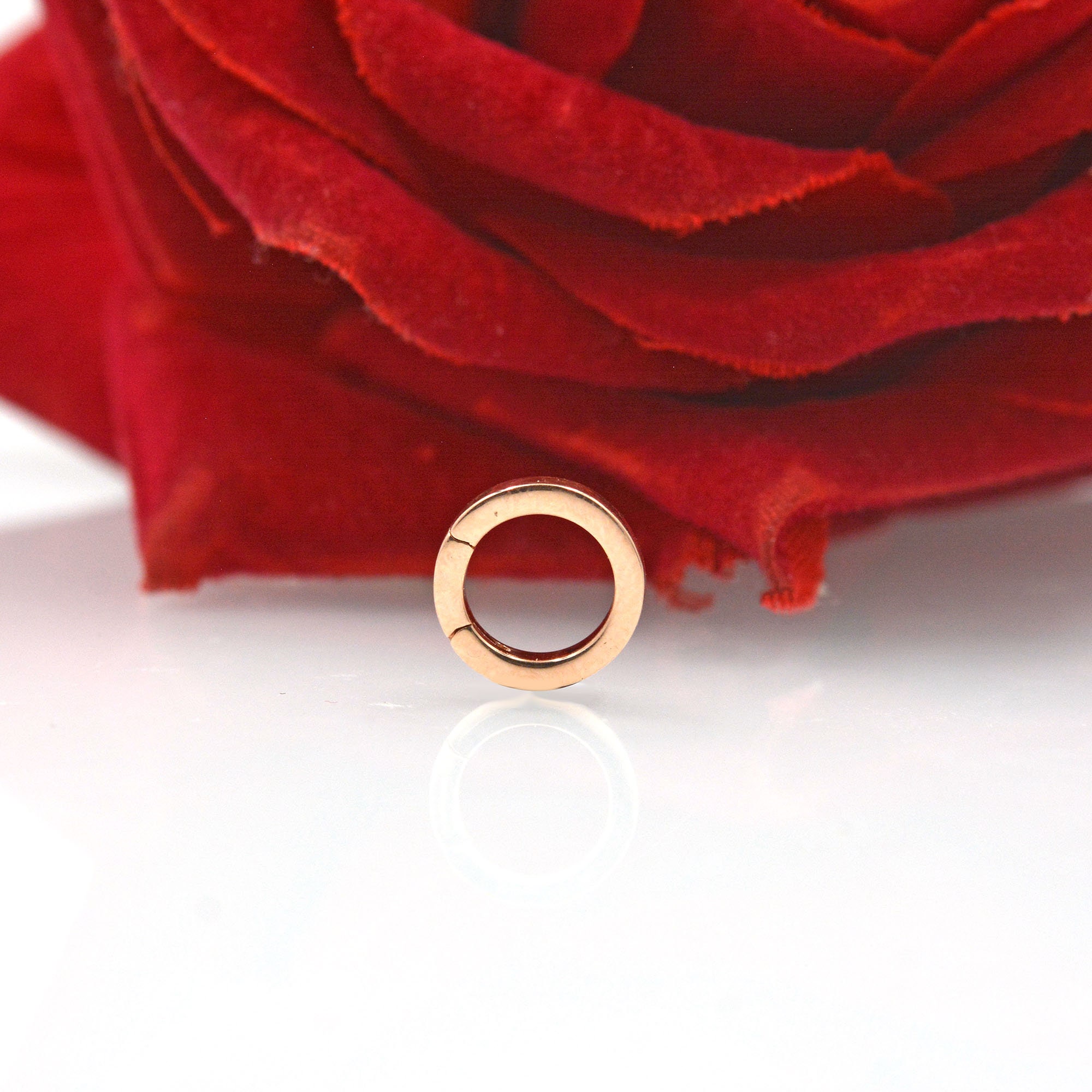 14K Gold Round Charm Holder Enhancer, Multi Charm - View 4 - Suren Jewels | SKU: SJA1528-