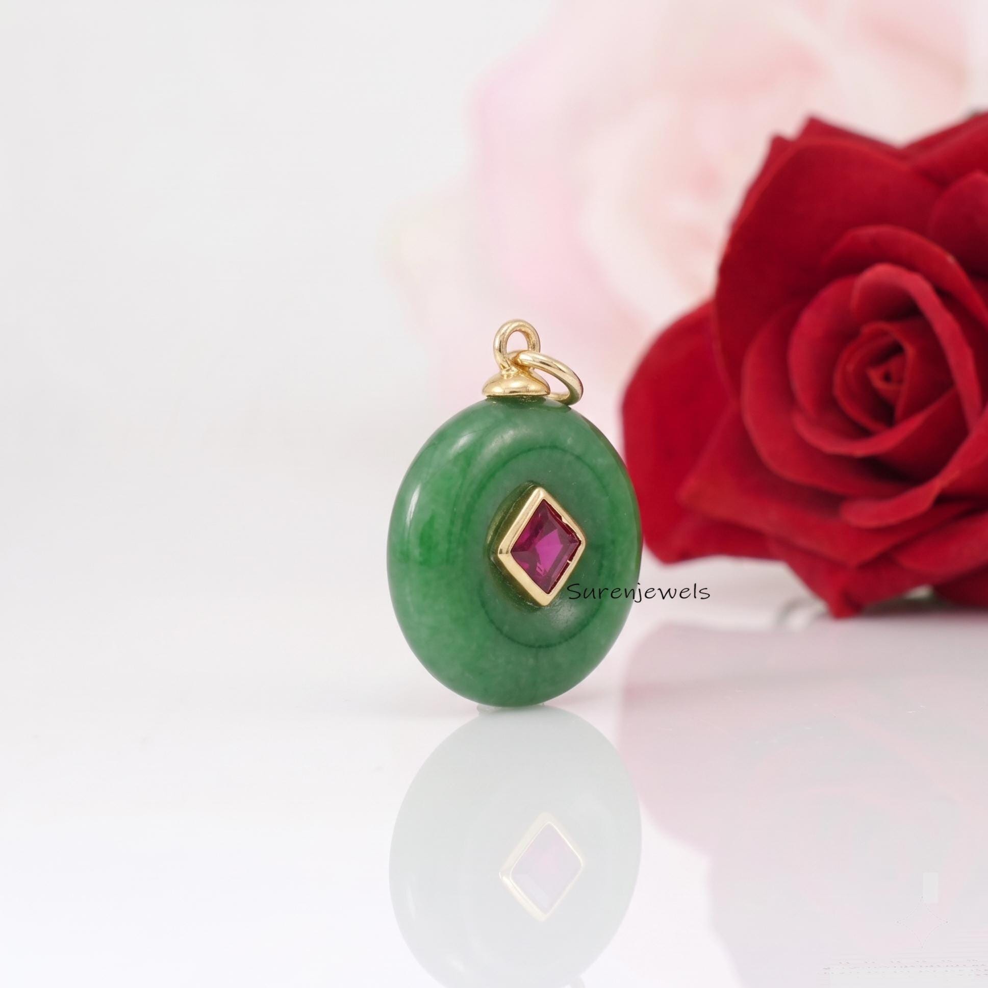 14k Gold Gemstone Ball Pendant, Round Ball Pendant, Silver Round Ball Pendant, Designer Ball Pendant, Handmade Ball Pendant -