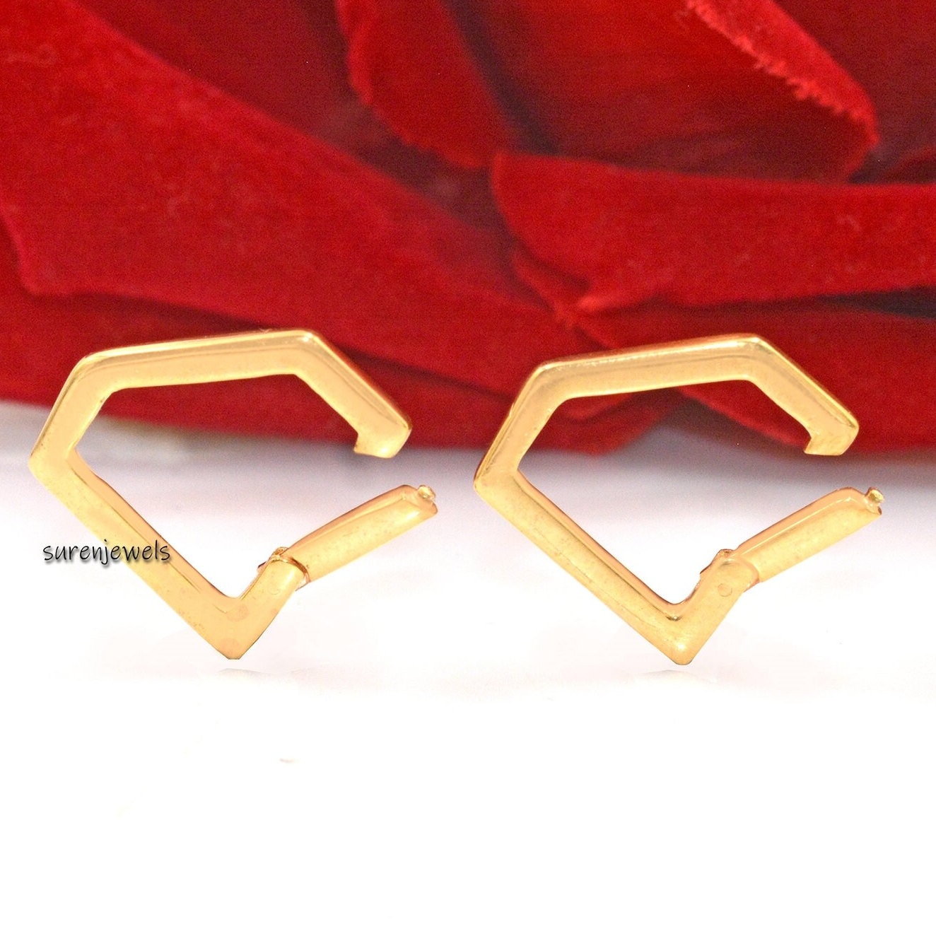 14K Gold Diamond Charm Connector: Openable Link Enhancer - Suren Jewels | SKU: SJP638-
