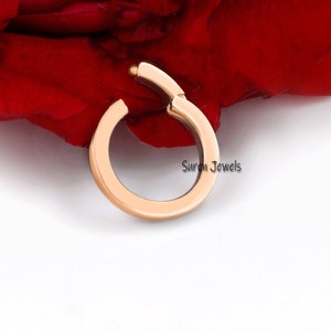 14K Gold Enhancer Charm, 14k Gold Enhancer, Charm Holder Gold, Gold Link Lock, Solid Gold enhancer, Multi Links, 14K Enhancer
