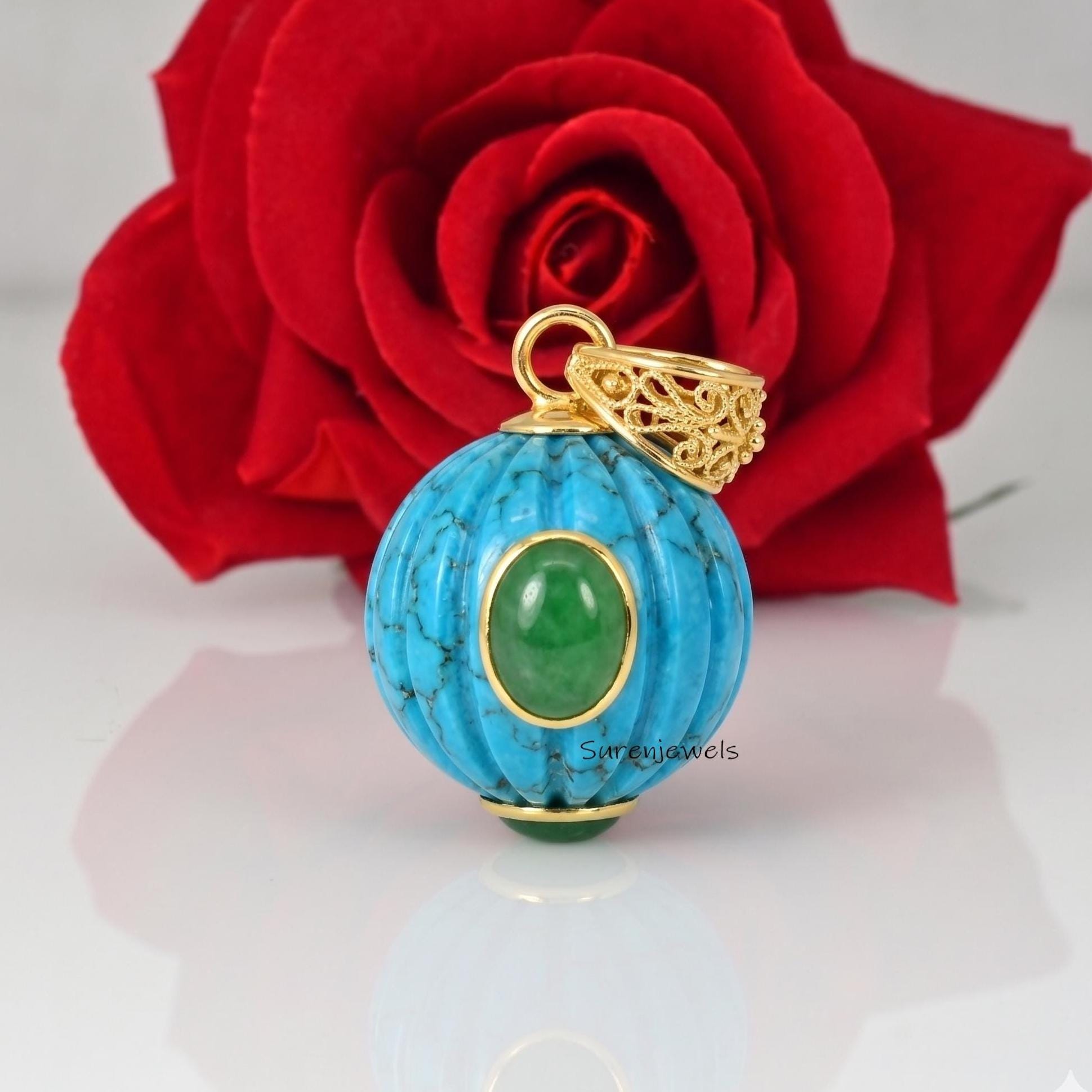 Labradorite Ball Pendant, Gemstone Ball Pendant, Designer Ball Pendant, Handmade Ball Pendant, Gemstone Round Ball, Gemstone