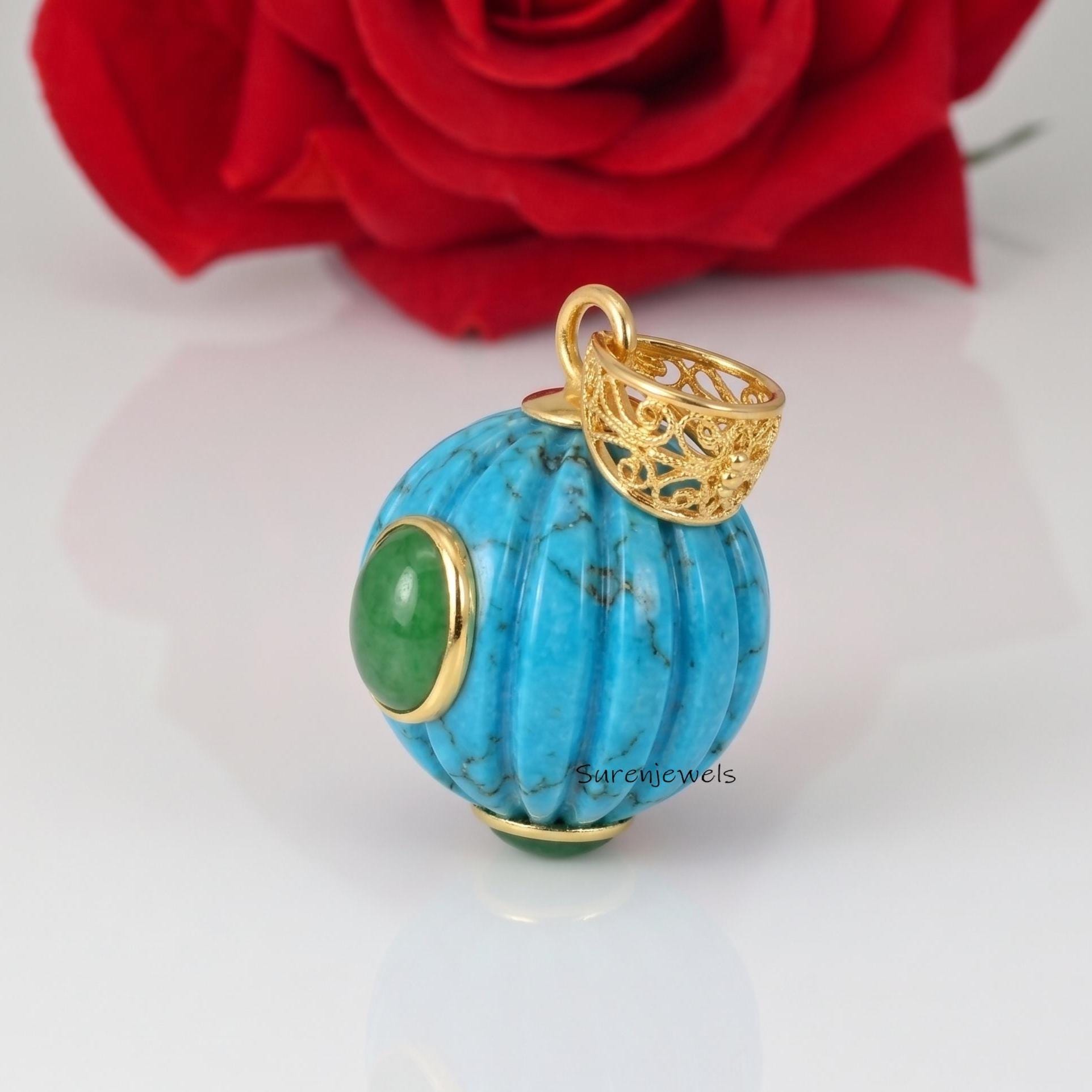 Labradorite Ball Pendant, Gemstone Ball Pendant, Designer Ball Pendant, Handmade Ball Pendant, Gemstone Round Ball, Gemstone