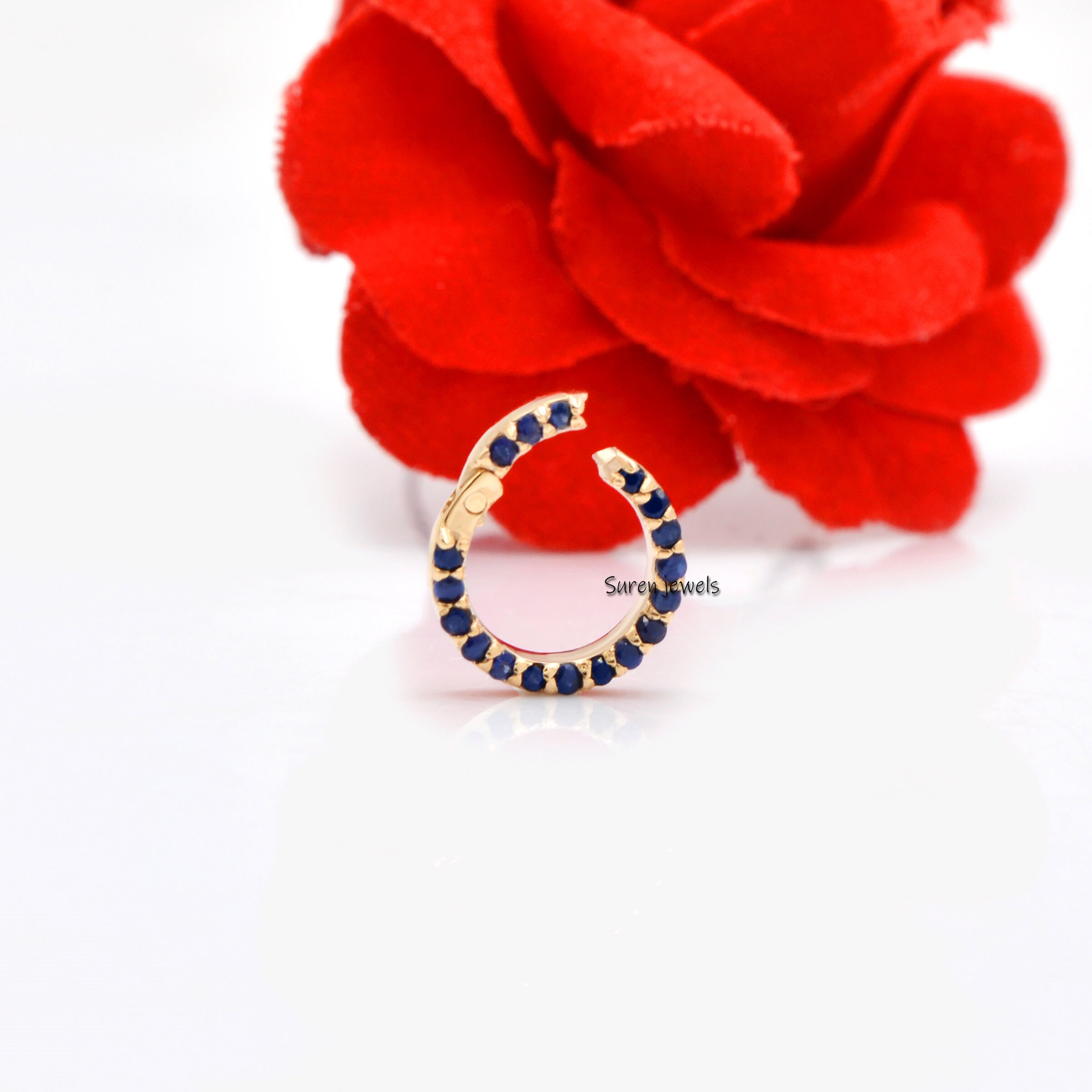 14k Gold Diamond Charm Holder: Round Charm Enhancer, Connector - View 3 - Suren Jewels | SKU: SJF119-14KYGPSP
