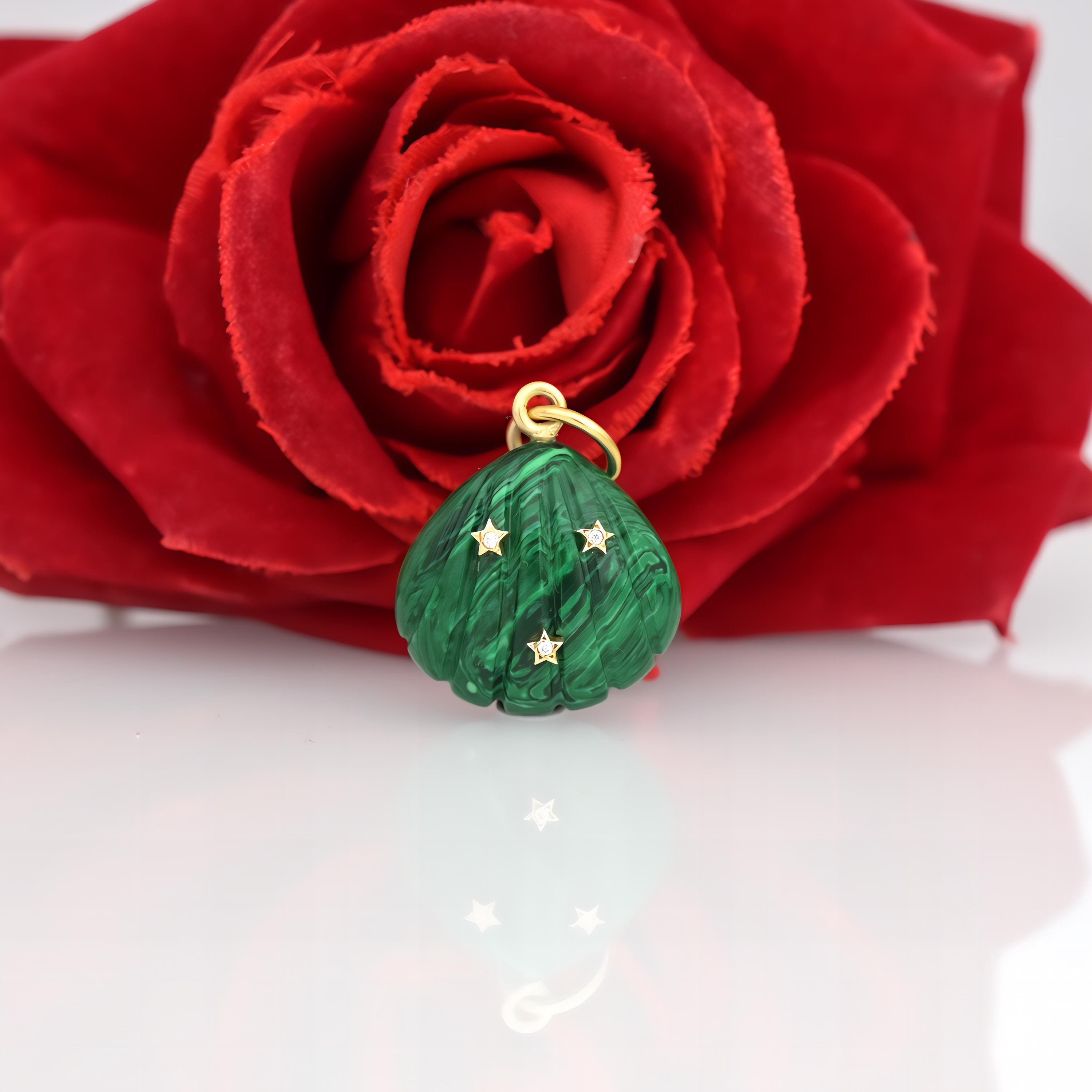 925 Silver Gemstone Shell Pendant: Hand Carved Charm - View 5 - Suren Jewels | SKU: SJP1497
