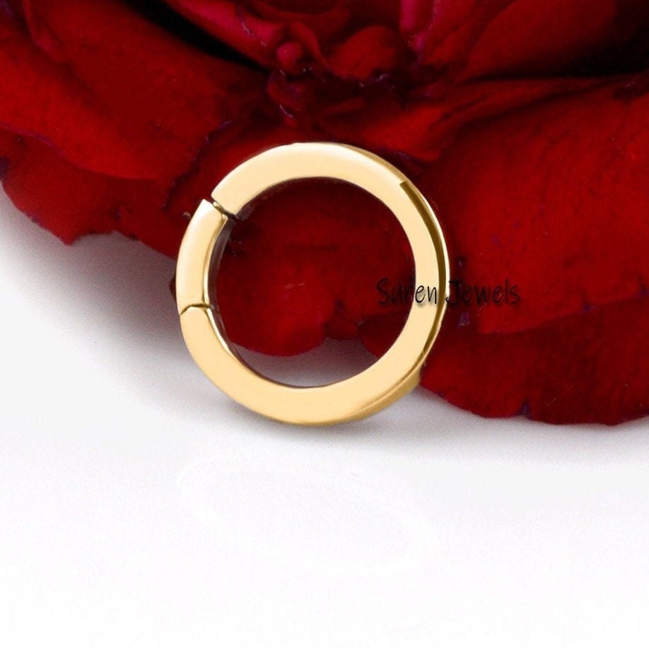14K Gold Charm Enhancer, Multi-Link Charm Holder - View 2 - Suren Jewels | SKU: SJP570-SLYG-10M