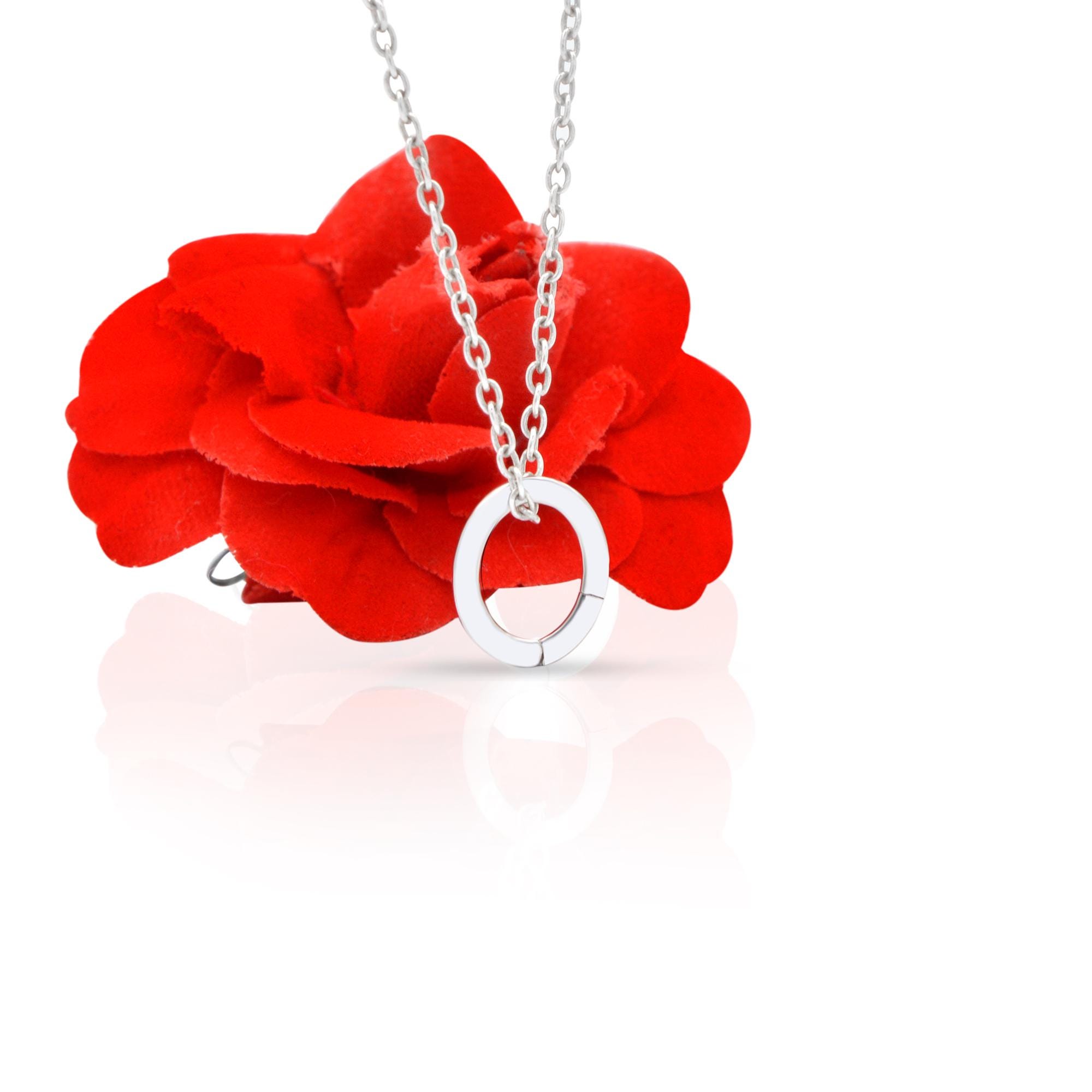 14k Gold Charm Holder Necklace: Enhancer Pendant - View 2 - Suren Jewels | SKU: SJP475-SLYG-N47-18I-925