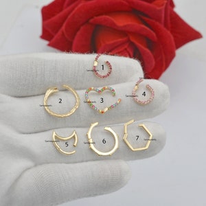 9K Gold Charm Holder: Designer Necklace Connector Lock