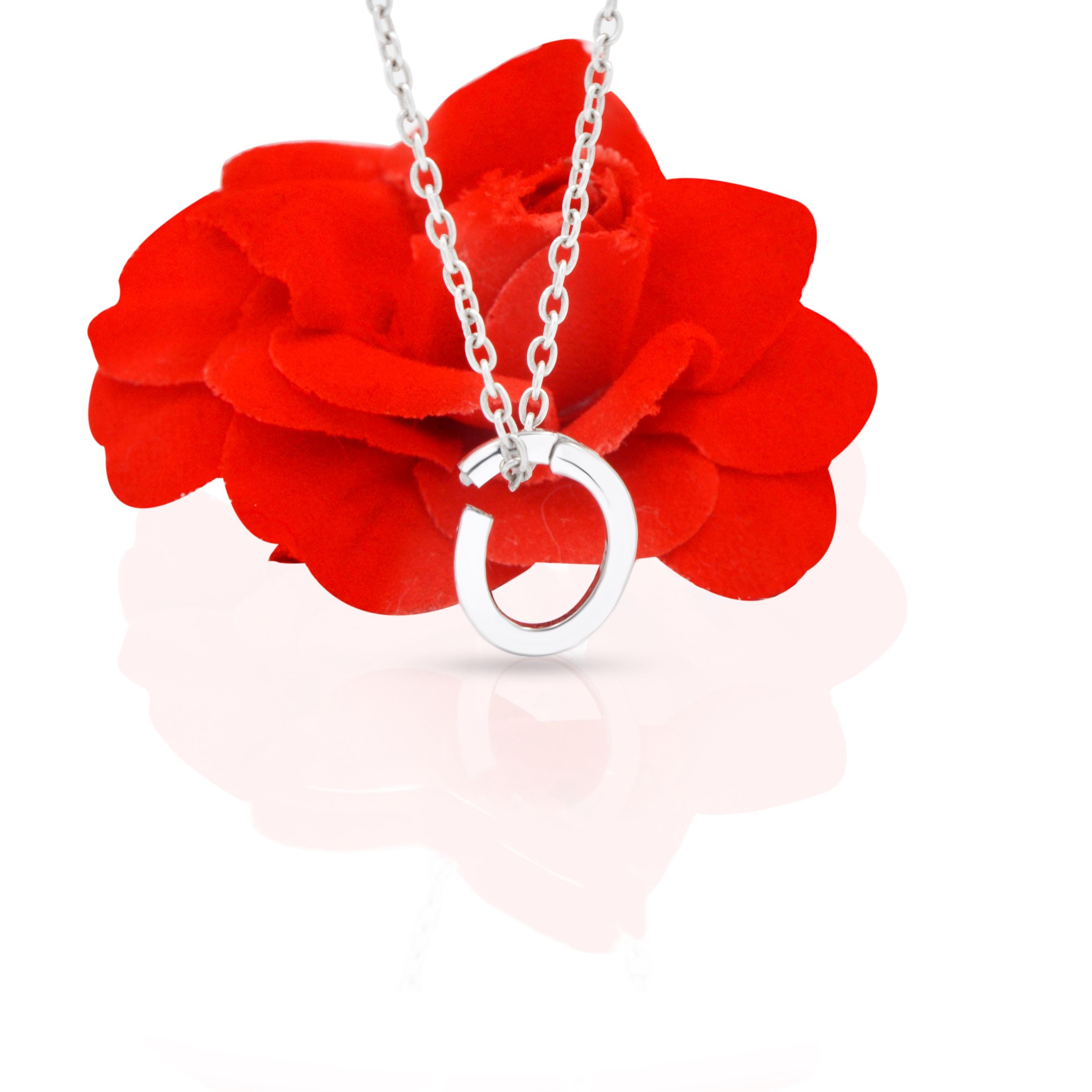 14k Gold Charm Holder Necklace: Enhancer Pendant - View 3 - Suren Jewels | SKU: SJP475-SLYG-N47-18I-925