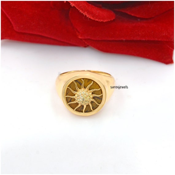Buy GIVA 92.5 Sterling Silver Blazing Sun Ring for Women Online At Best  Price @ Tata CLiQ