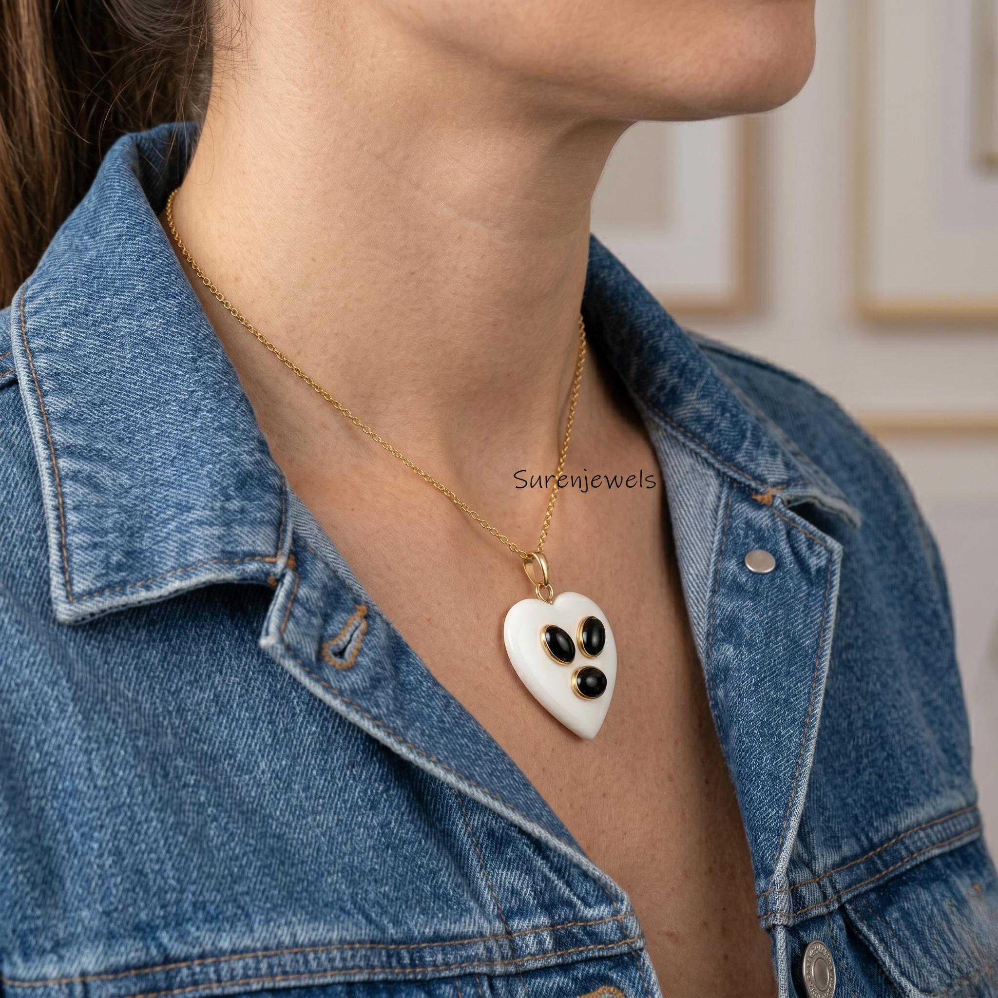 14k Gold Turquoise Heart Pendant, Gemstone Heart Pendant, Carved Heart Pendant, Designer Heart Pendant, Love Pendant, Carving