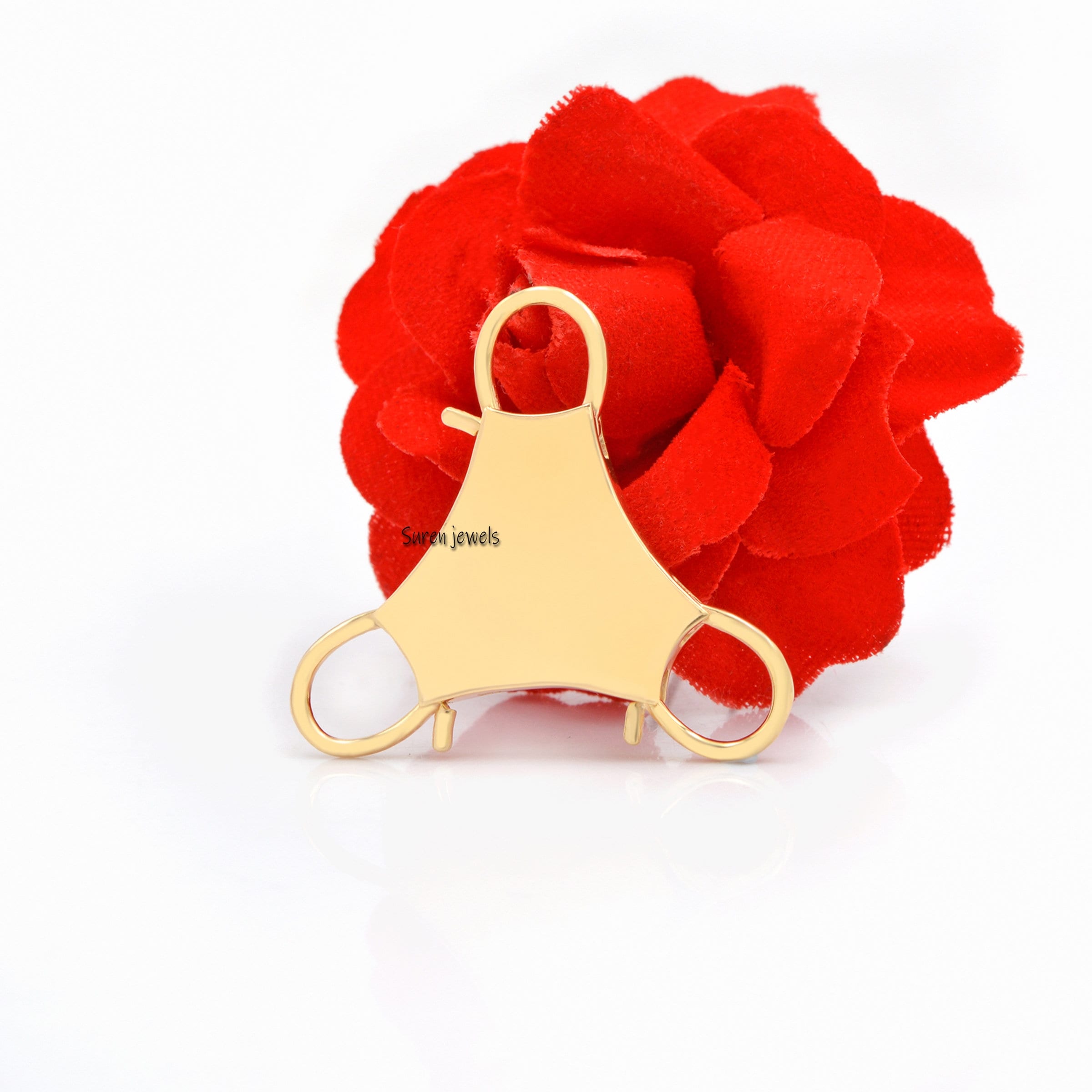 925 Silver Openable Padlock Pendant: Antique Style Jewelry (30MM) - View 2 - Suren Jewels | SKU: SJP547-SLYG-N47-18I