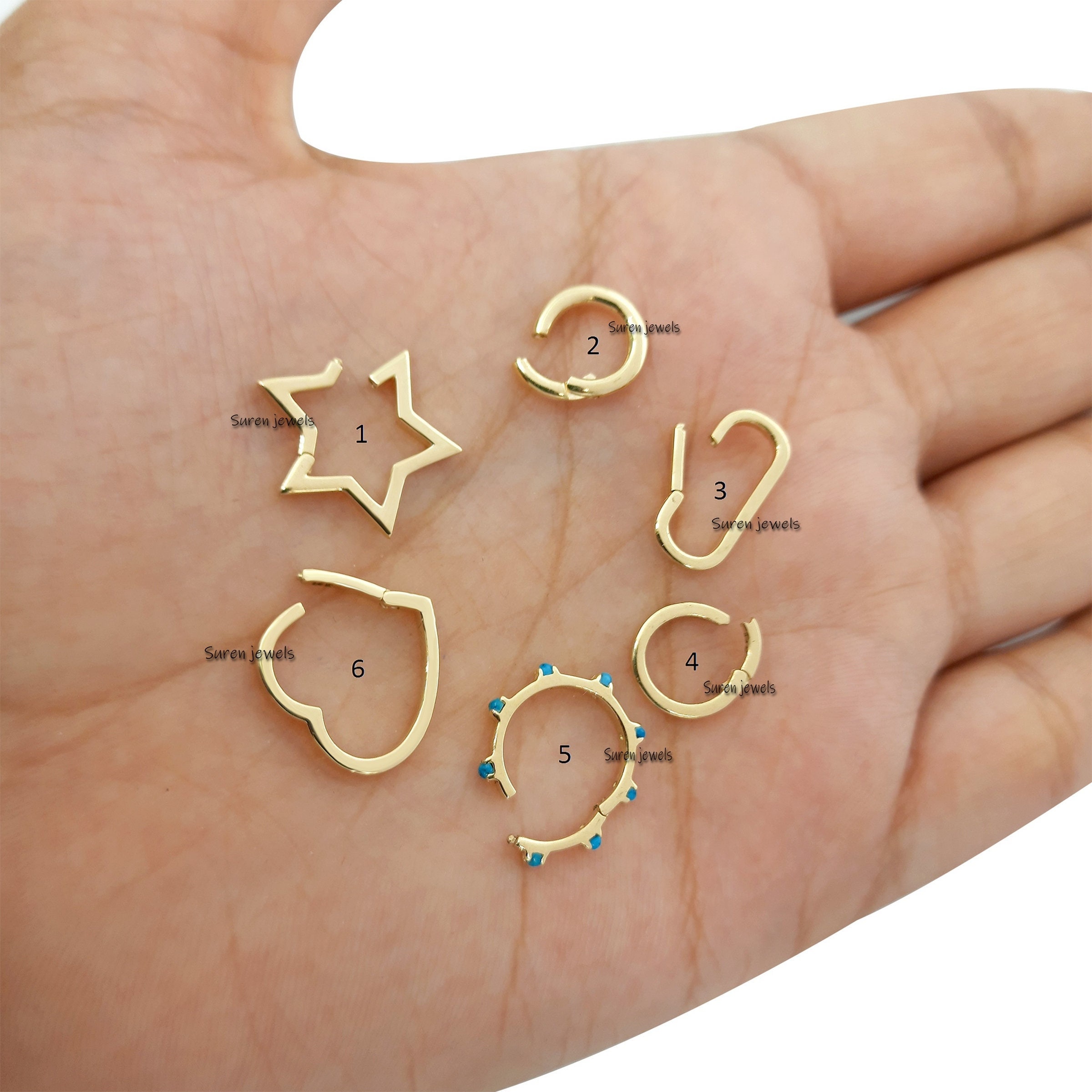 925 Silver Charm Holder Enhancer: Star, Multiple Charms Link - Suren Jewels | SKU: SJP451,SJP482,SJP445,SJP529,SJP446,SJF119