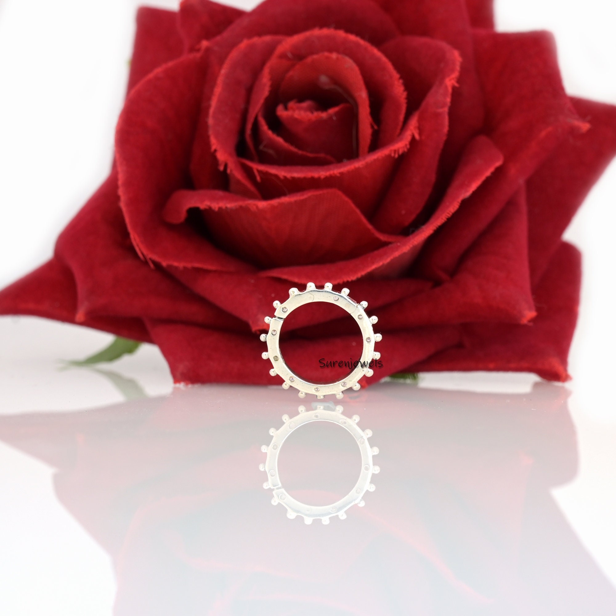 14K Gold Circle Charm Enhancer: Round Ball Link Clasp - View 5 - Suren Jewels | SKU: SJP1516