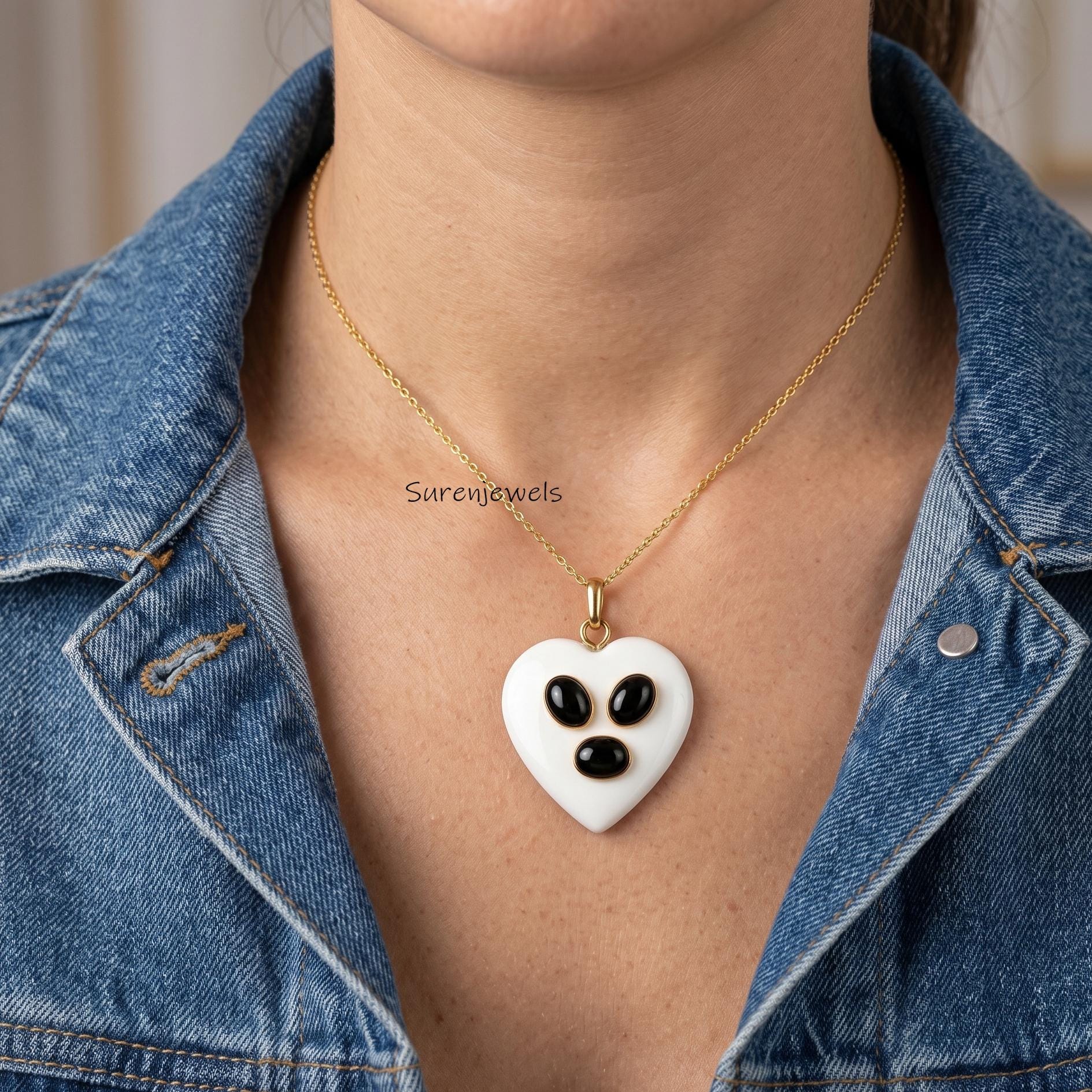 14k Gold Turquoise Heart Pendant, Gemstone Heart Pendant, Carved Heart Pendant, Designer Heart Pendant, Love Pendant, Carving