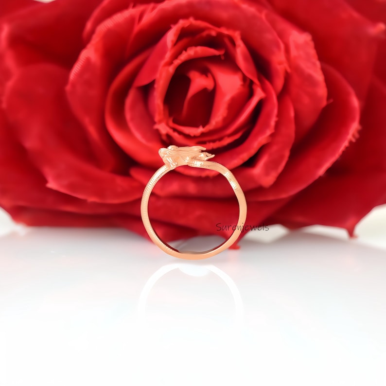 Anillo triangular minimalista de plata 925, anillo geométrico, anillo de plata, anillo minimalista, anillo triangular de diseñador imagen 9
