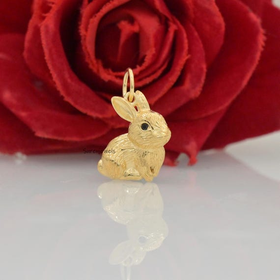 VENACOLY Charm a forma di coniglio per braccialetti e ciondoli, collane in argento sterling 925, con perle di animali, regalo di compleanno per amanti degli animali e delle donne, Argento sterling