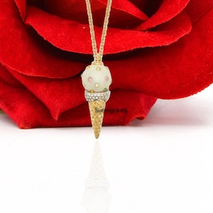 Solid 14 k Gold Lapislazuli oder Diamant-Herz-Anhänger, Solid Gold Edelstein-Herz-Anhänger, Gold-Türkis-Diamant-Herz-Anhänger, Herz-Anhänger