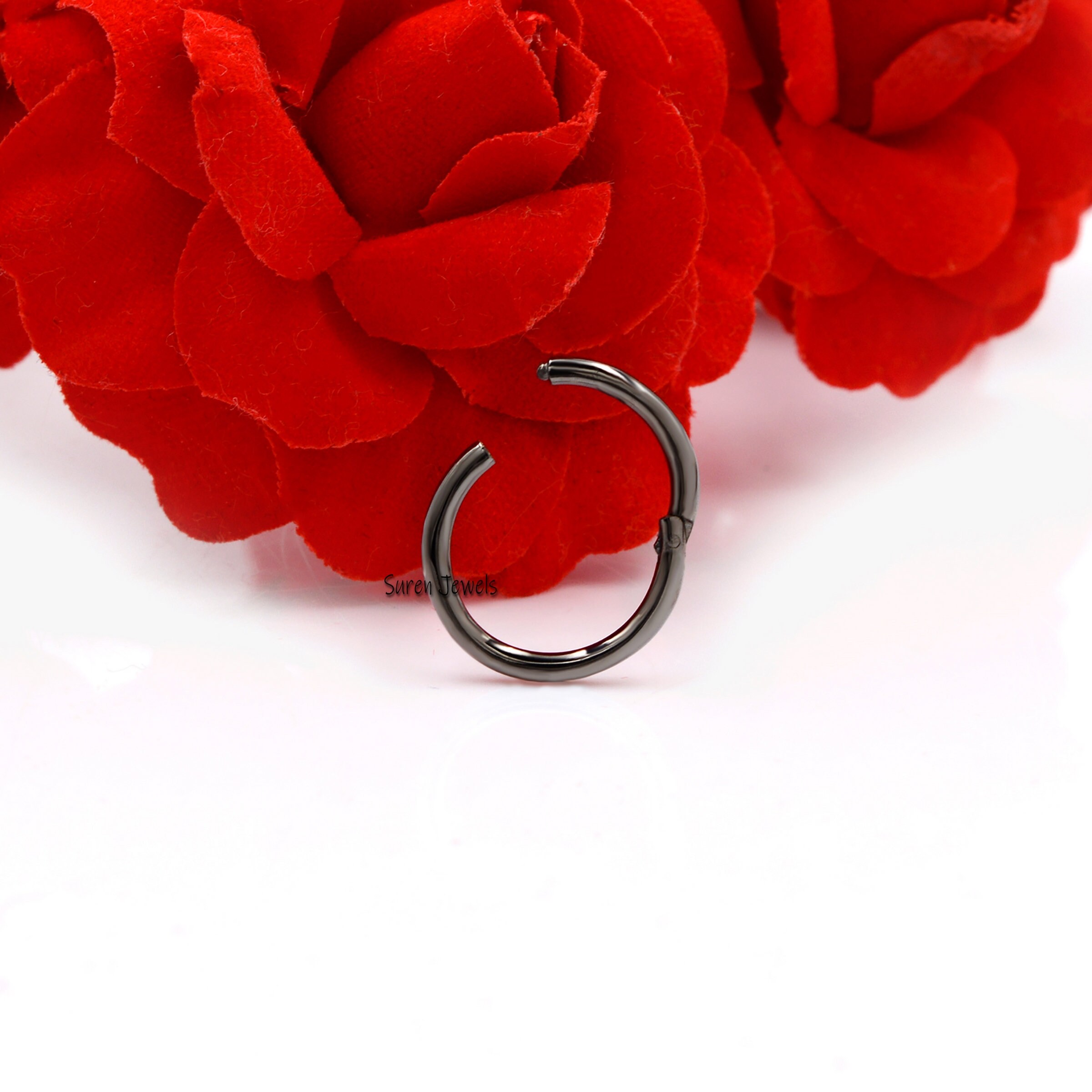 925 Silver Circle Charm Holder: Endless Clicker (15mm) - View 7 - Suren Jewels | SKU: SJP681-SLYG-15M