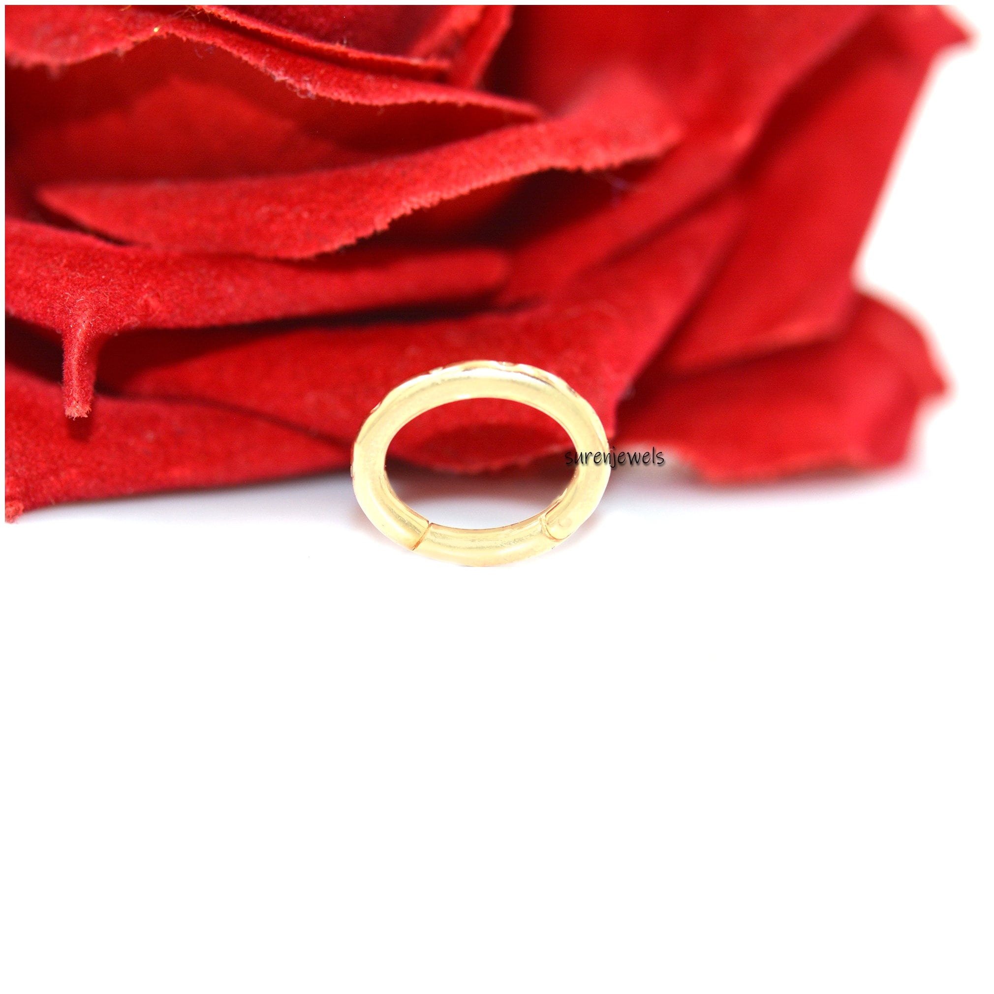925 Silver Diamond Charm Lock: Oval Enhancer Clasp (15mm) - View 2 - Suren Jewels | SKU: SJP1332-SLYGDI-15