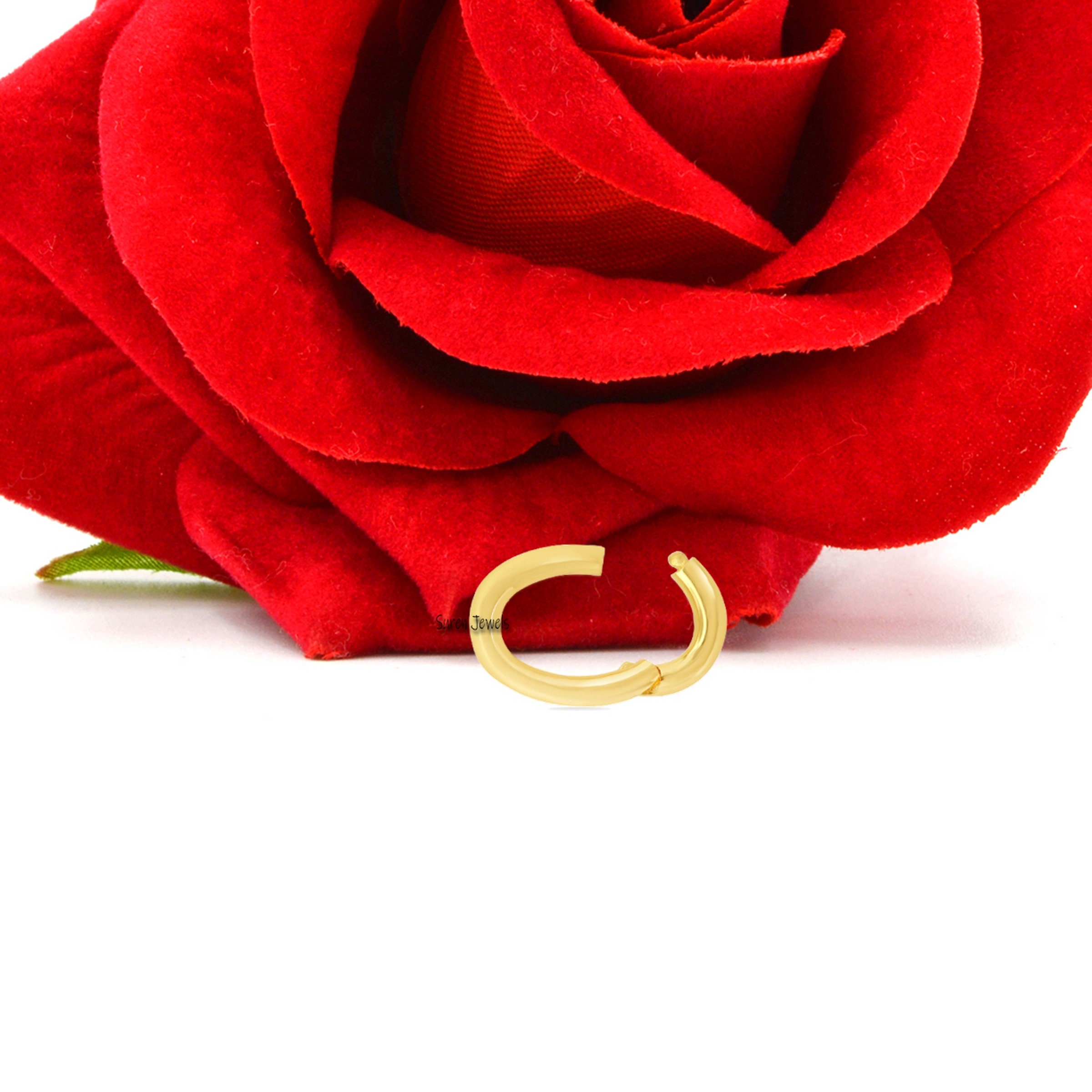 925 Silver Charm Holder: Elongated Enhancer Push Lock - View 4 - Suren Jewels | SKU: SJP1031-SLYG-15M