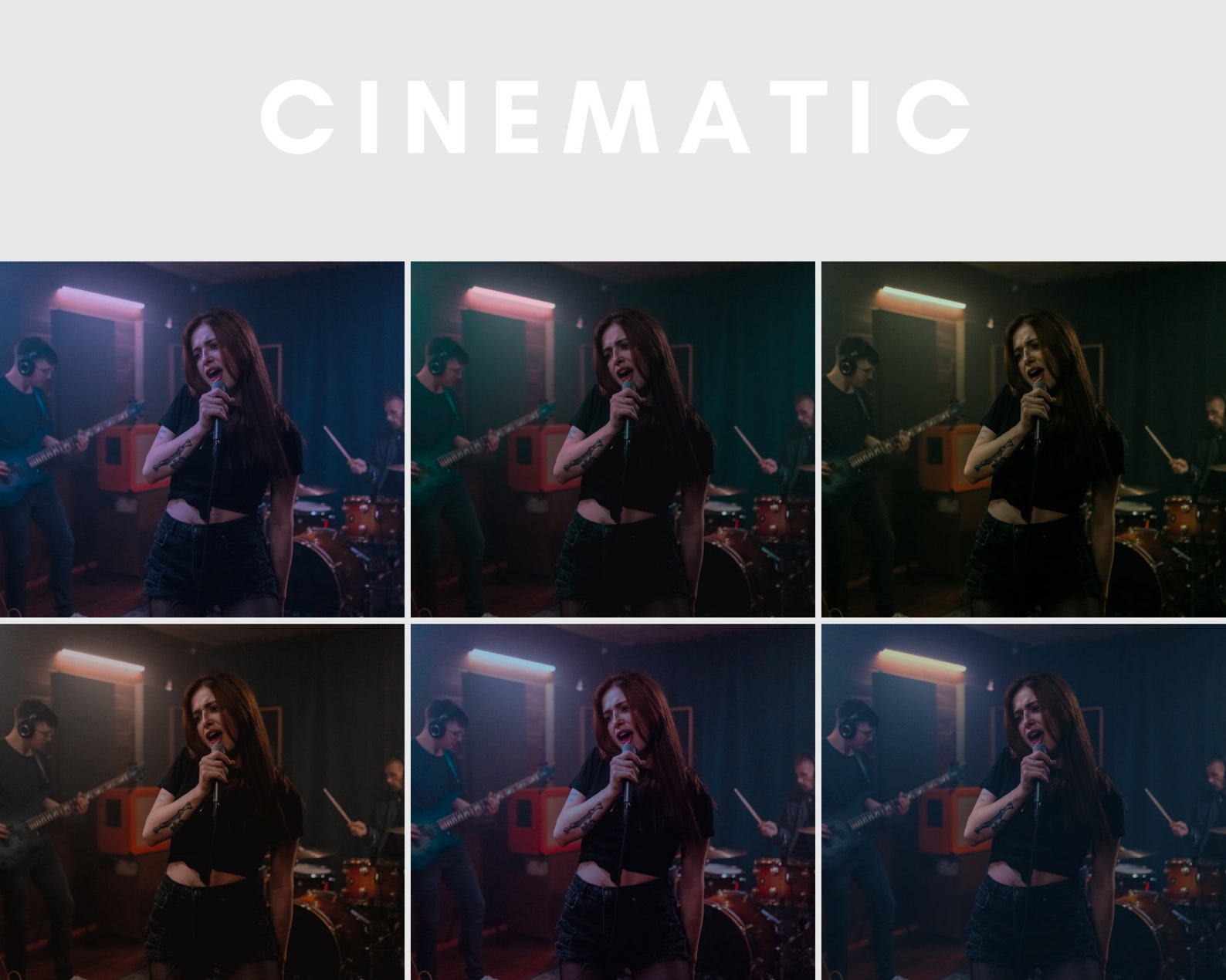 MUSIC VIDEO LUTS for Adobe Premiere Pro, 24 Video Luts, Final Cut Pro