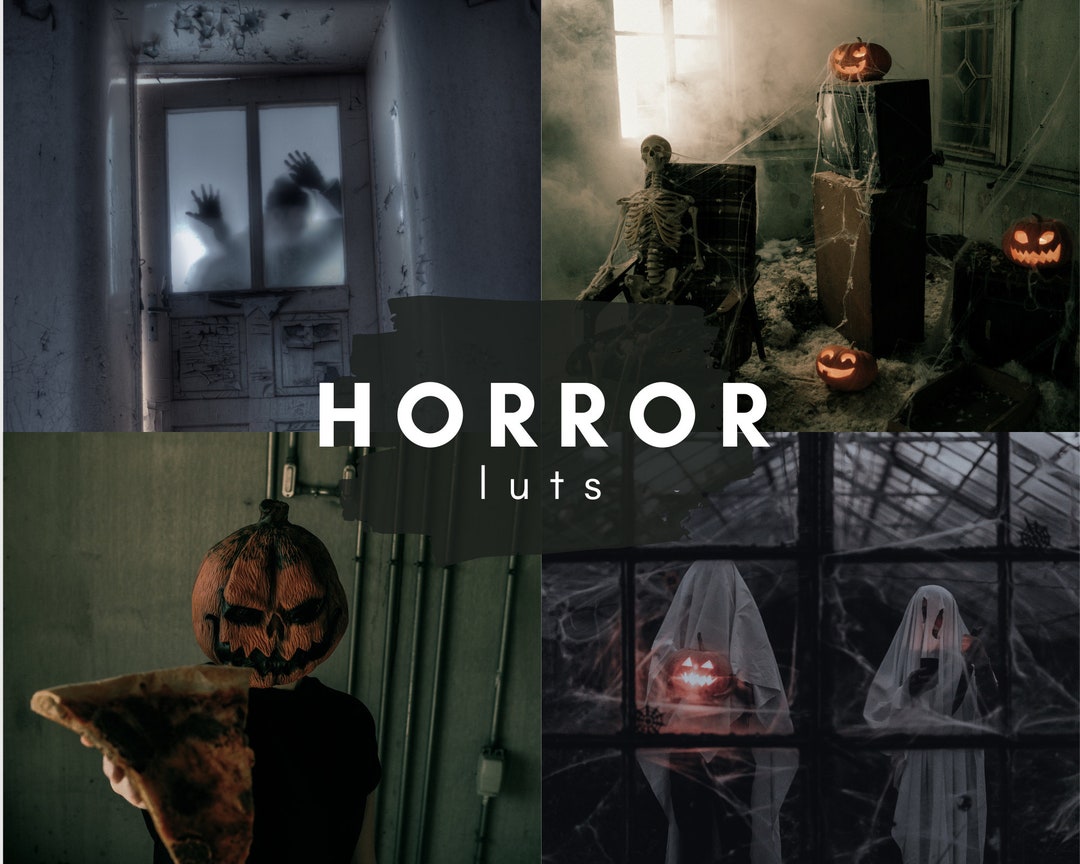 CREEPY HORROR LUTS for Adobe Premiere Pro, 5 Video Luts, Movie Editing, Colour Grading ...