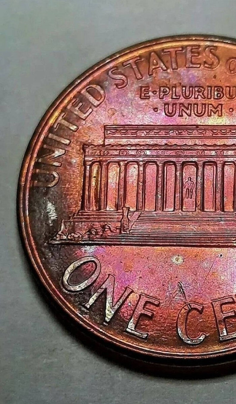 1999D Doubled Died Rainbow Penny Mule Die Clash Etsy