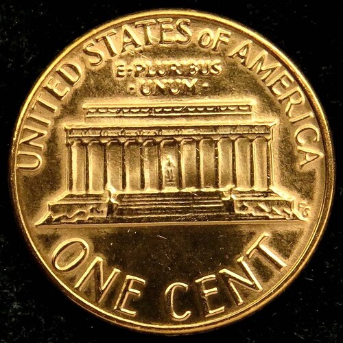 Rare Variety 1984 Double Ear Double Die Reverse Penny Uncirculated