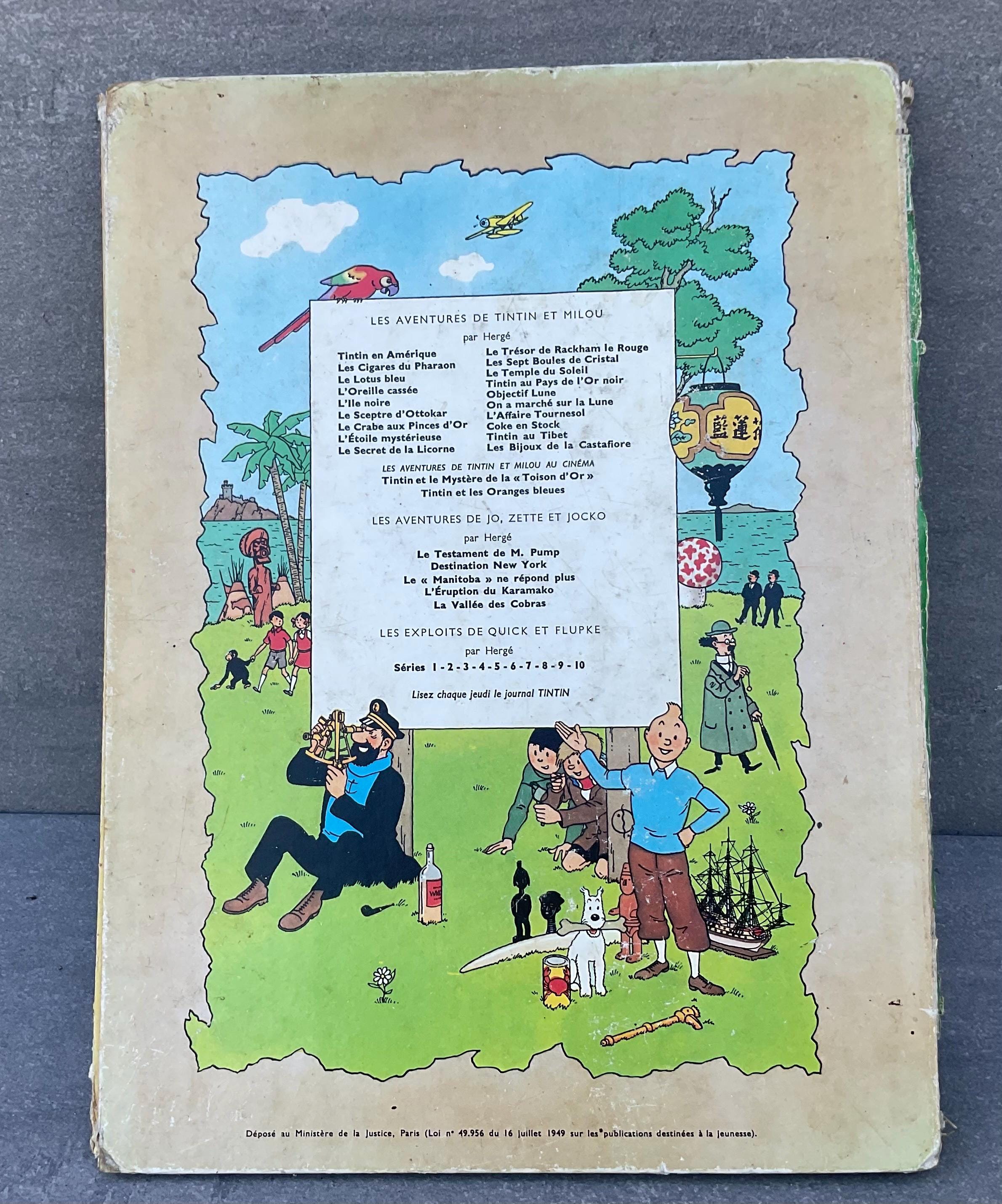 TINTIN - 1947 Secret of the Unicorn ( Secret De La Licorne 