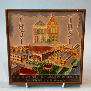 1951 Westraven cloisonné jubilee tile - rare